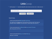 Tablet Screenshot of littlegossip.com